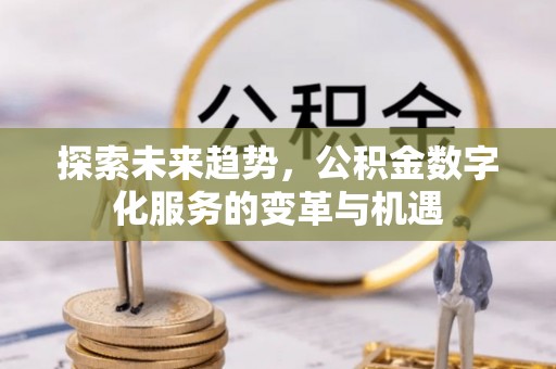 丹阳探索未来趋势，公积金数字化服务的变革与机遇