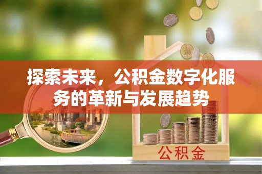 丹阳探索未来，公积金数字化服务的革新与发展趋势