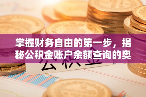 丹阳掌握财务自由的第一步，揭秘公积金账户余额查询的奥秘