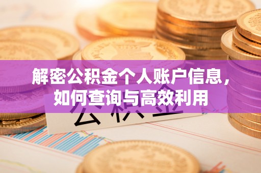 丹阳解密公积金个人账户信息，如何查询与高效利用