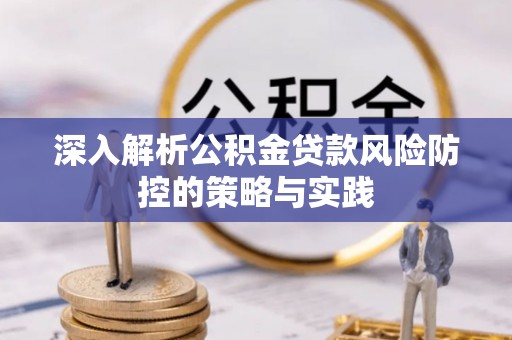 丹阳深入解析公积金贷款风险防控的策略与实践