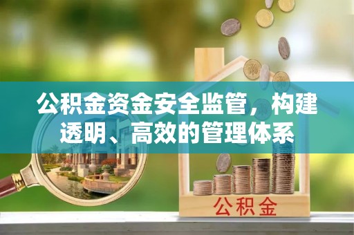 丹阳公积金资金安全监管，构建透明、高效的管理体系