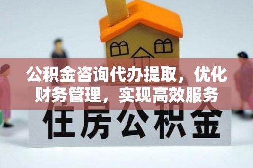 丹阳公积金咨询代办提取，优化财务管理，实现高效服务