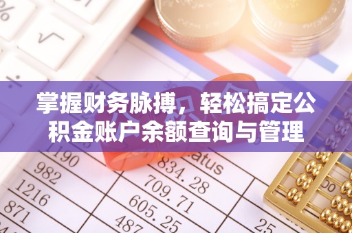 丹阳掌握财务脉搏，轻松搞定公积金账户余额查询与管理