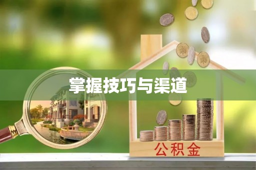 丹阳掌握技巧与渠道
