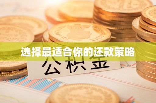 丹阳选择最适合你的还款策略